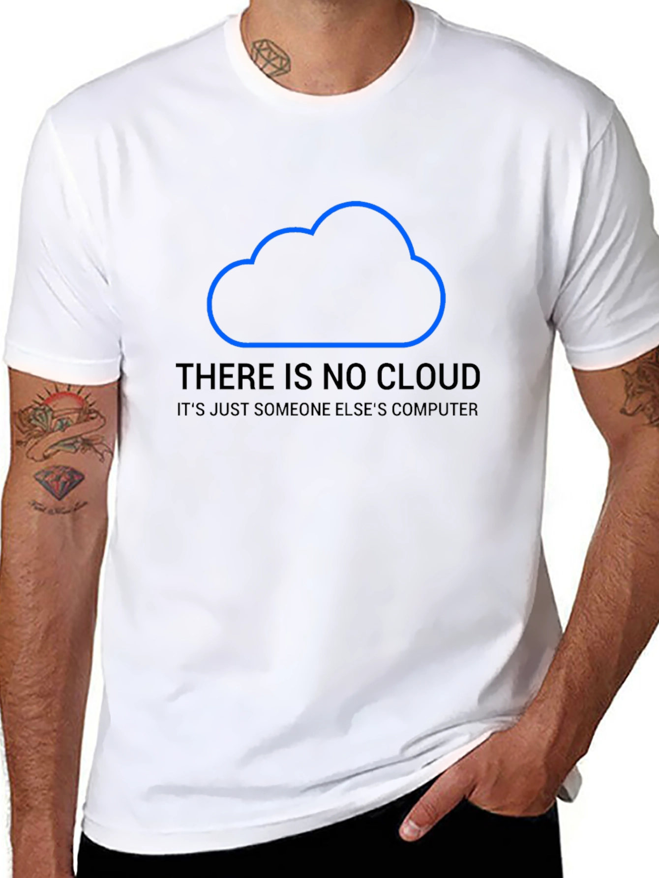 No Cloud Just Computer Graphic T-Shirt