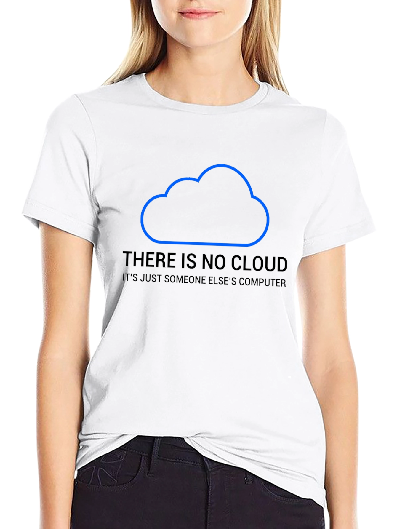 No Cloud Just Computer Graphic T-Shirt