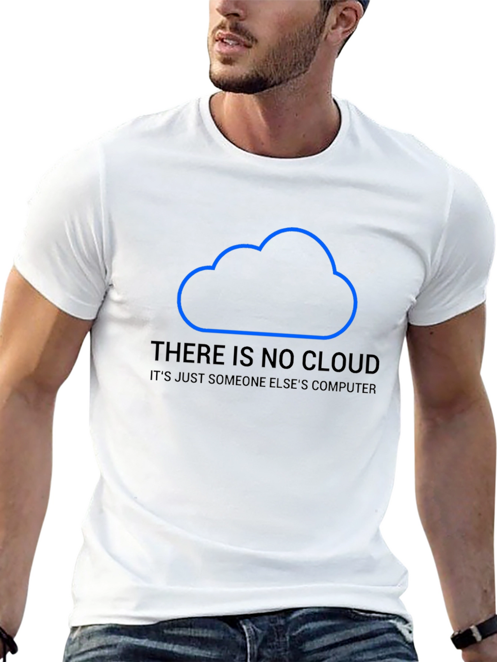 No Cloud Just Computer Graphic T-Shirt