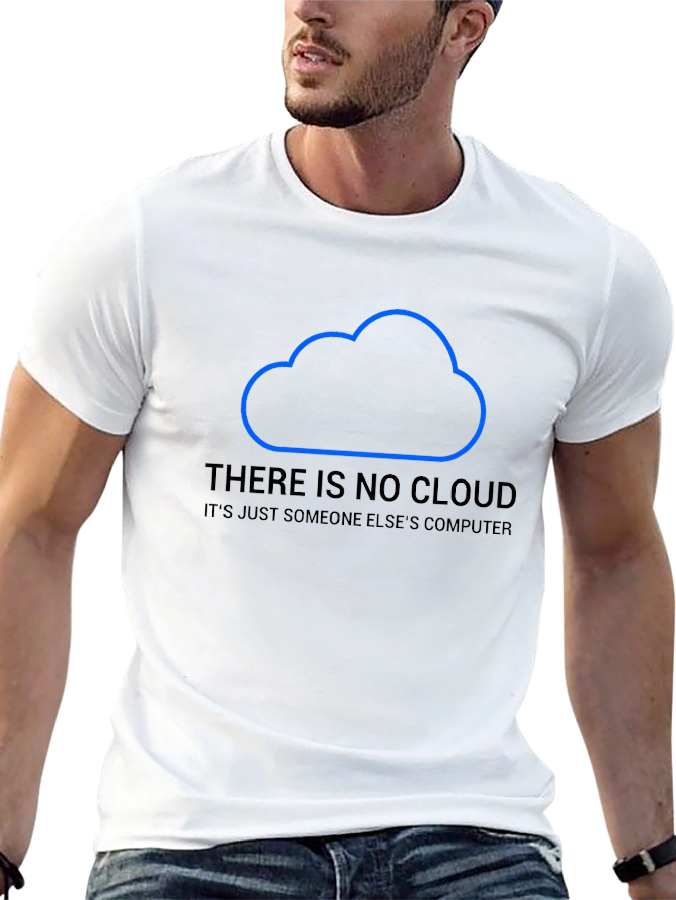 No Cloud Just Computer Graphic T-Shirt