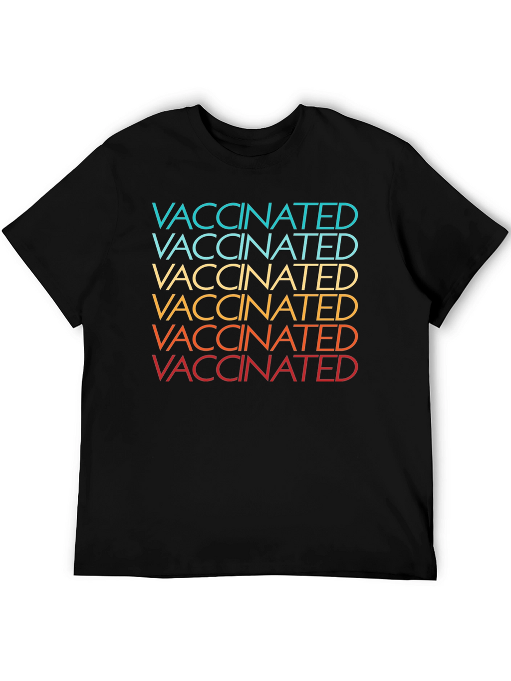 Vaccinated Retro Style Graphic Tee - Unisex