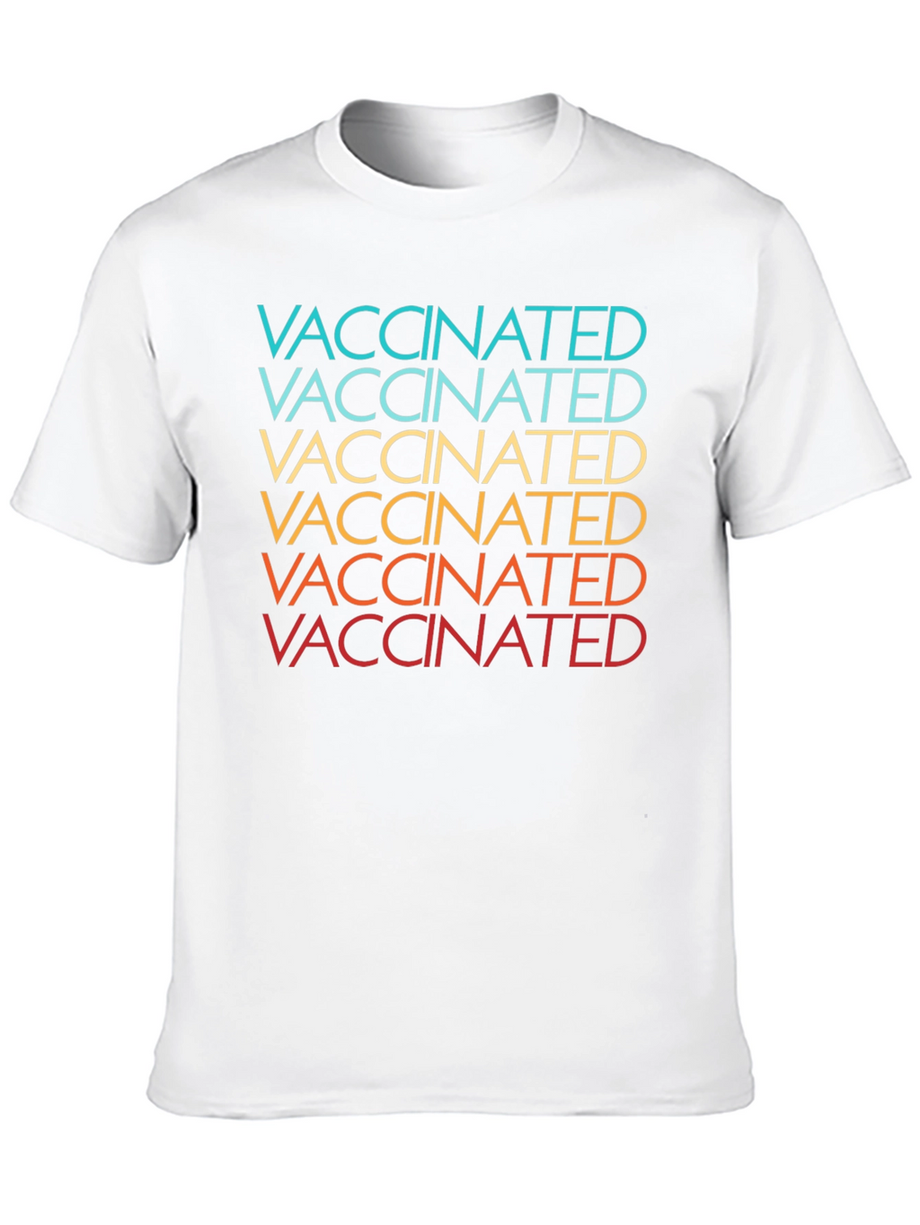 Vaccinated Retro Style Graphic Tee - Unisex