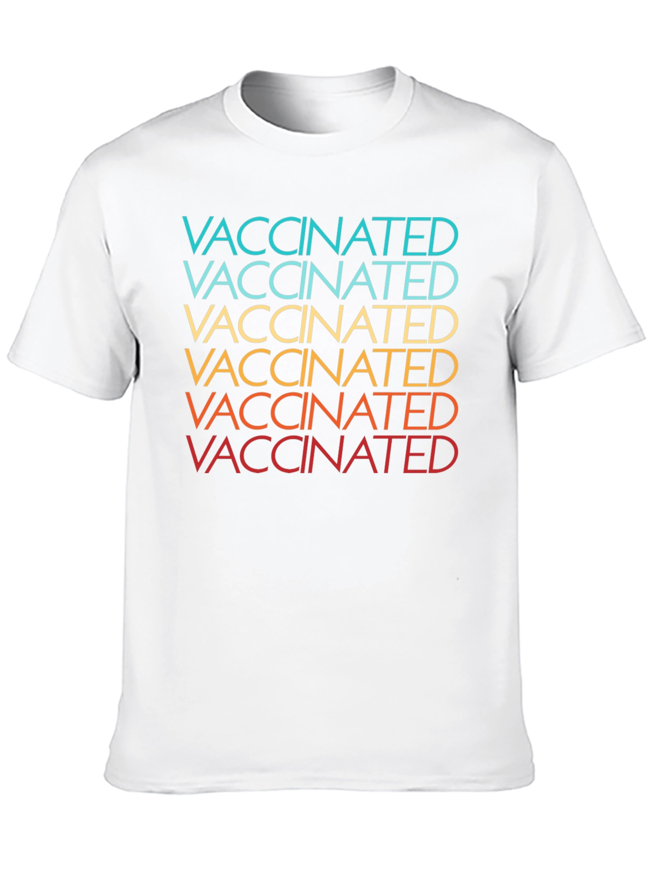 Vaccinated Retro Style Graphic Tee - Unisex