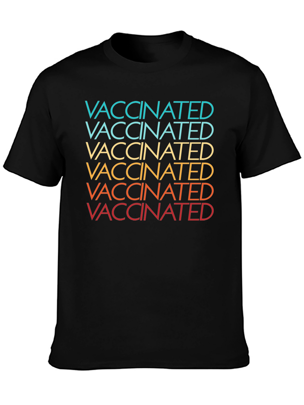 Vaccinated Retro Style Graphic Tee - Unisex