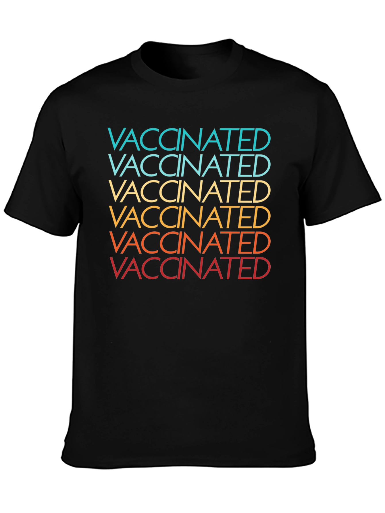 Vaccinated Retro Style Graphic Tee - Unisex