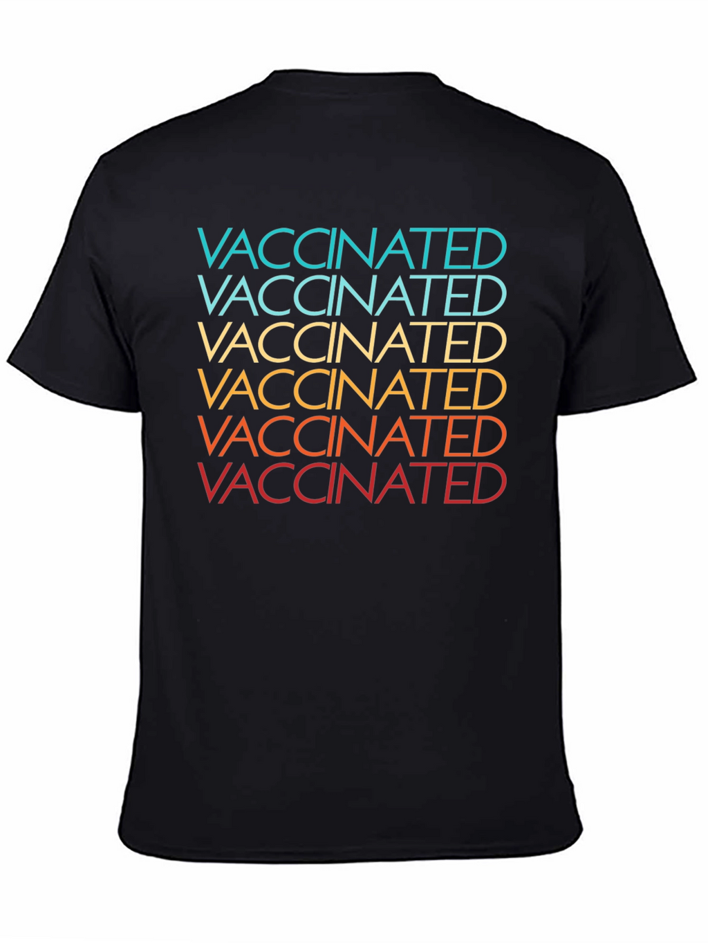 Vaccinated Retro Style Graphic Tee - Unisex