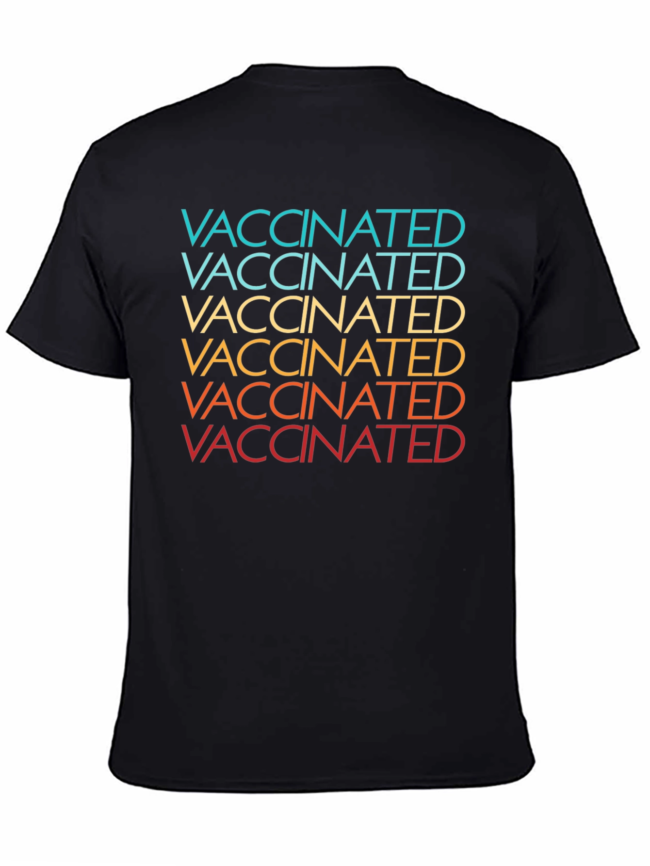 Vaccinated Retro Style Graphic Tee - Unisex