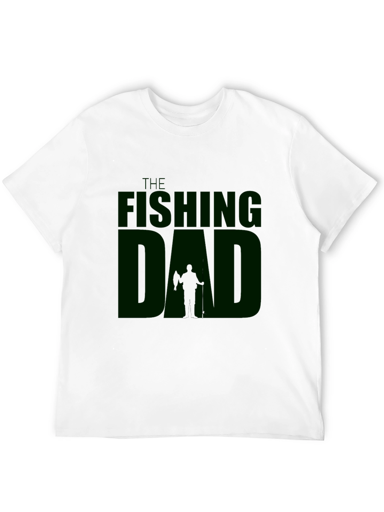 The Fishing Dad Black T-Shirt - Fisherman Apparel