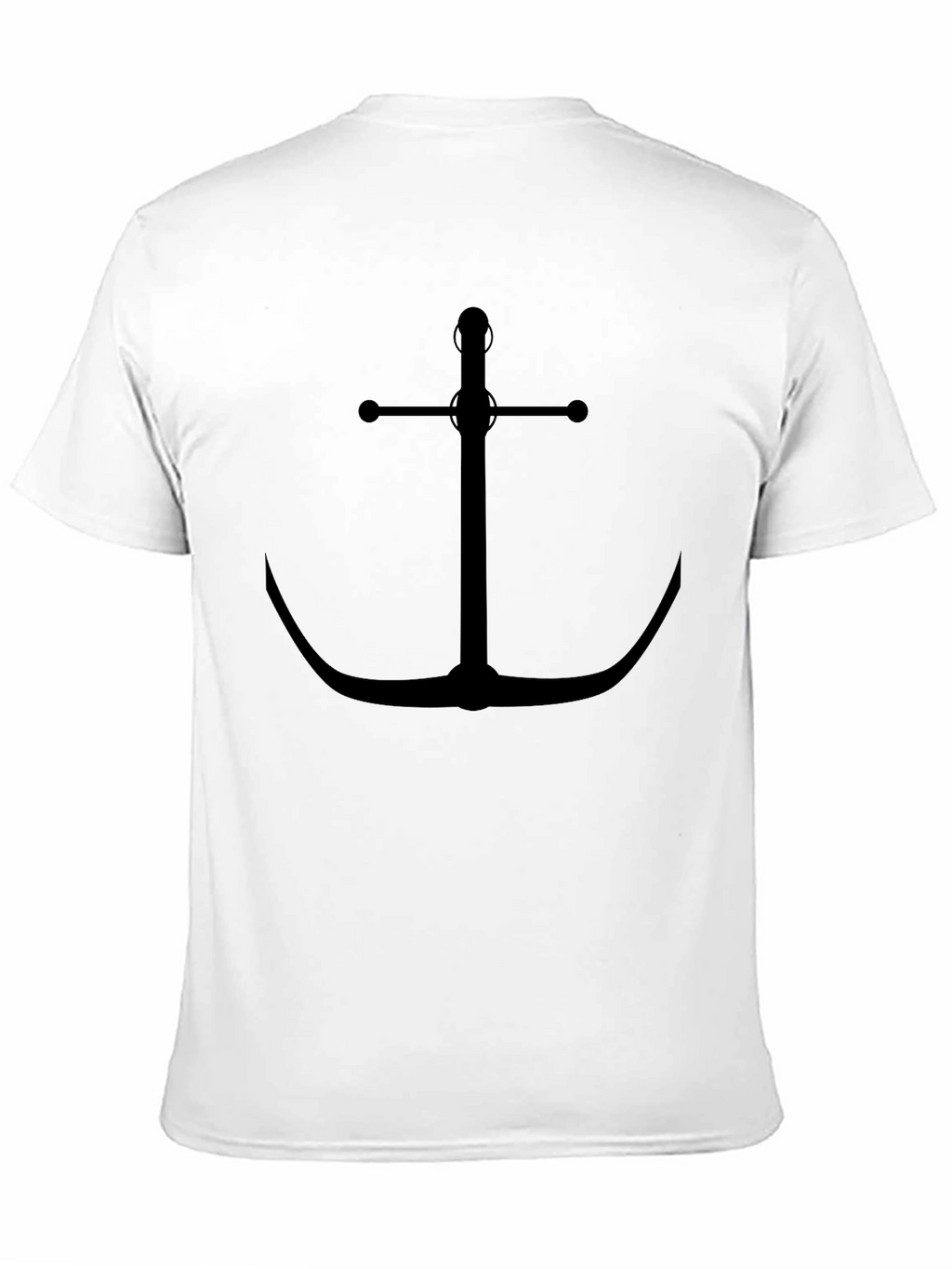 Anchor Graphic Black T-Shirt - Nautical Style