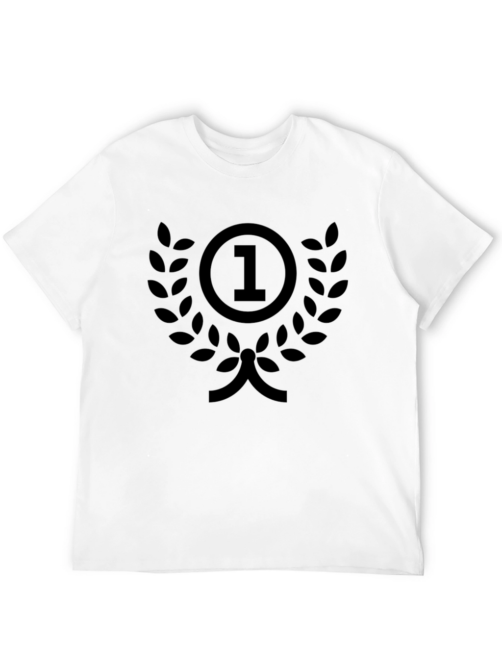 Champion Black T-Shirt - Number One Design