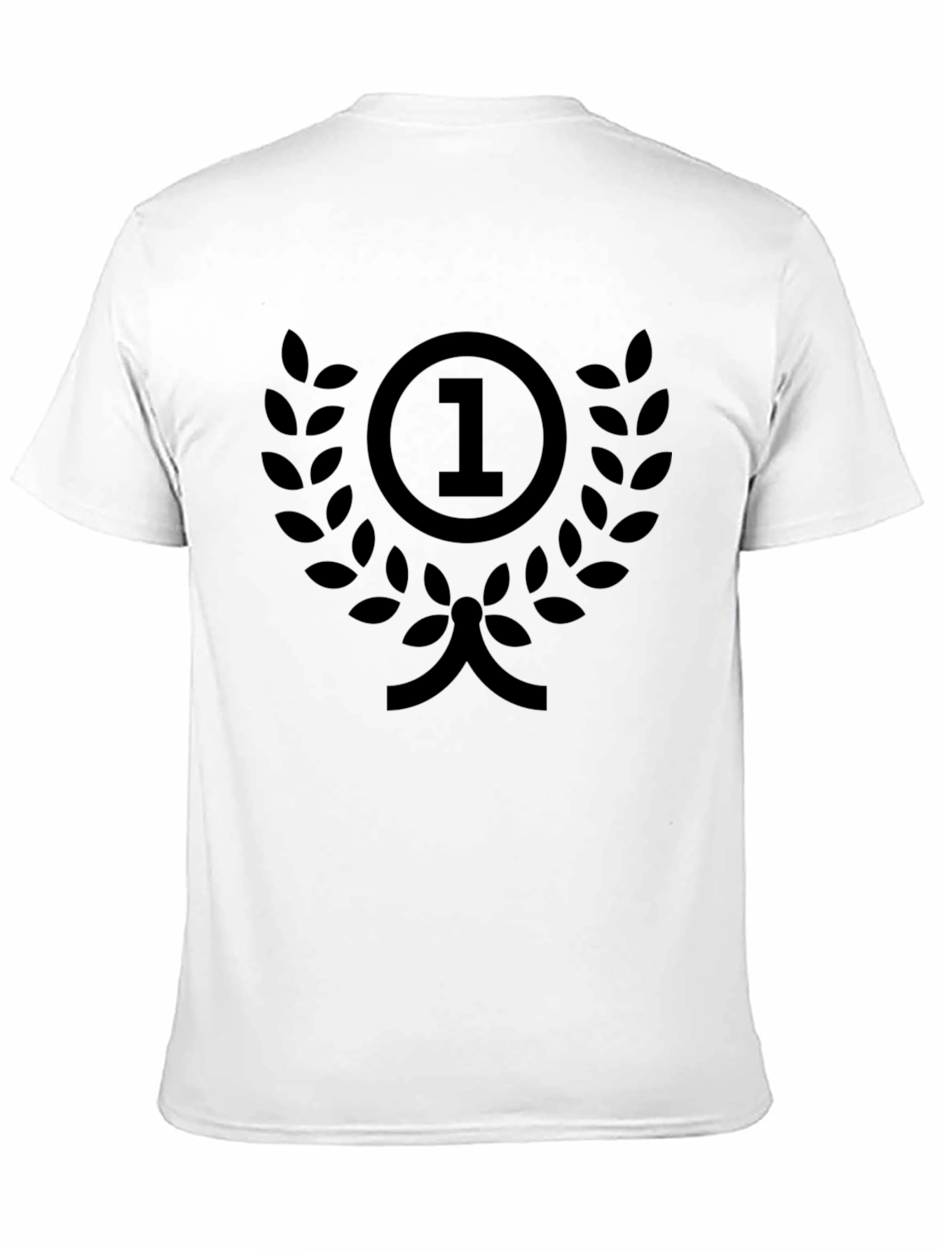 Champion Black T-Shirt - Number One Design