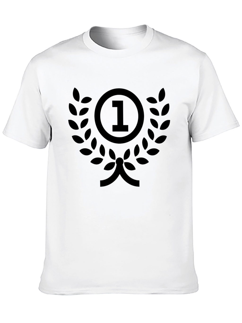 Champion Black T-Shirt - Number One Design