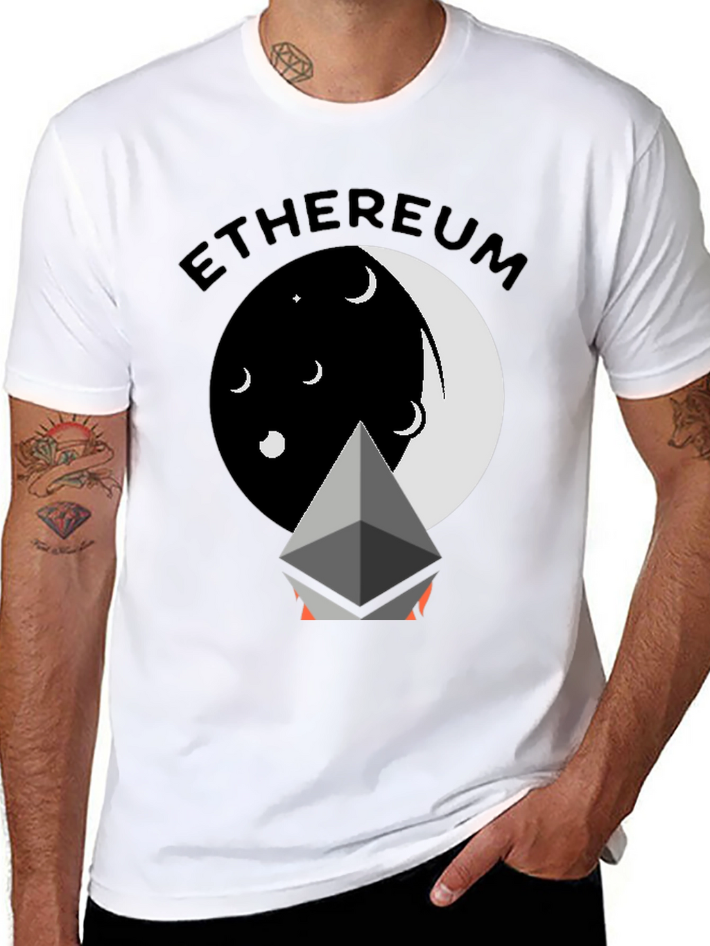 Ethereum Moon Crypto T-Shirt