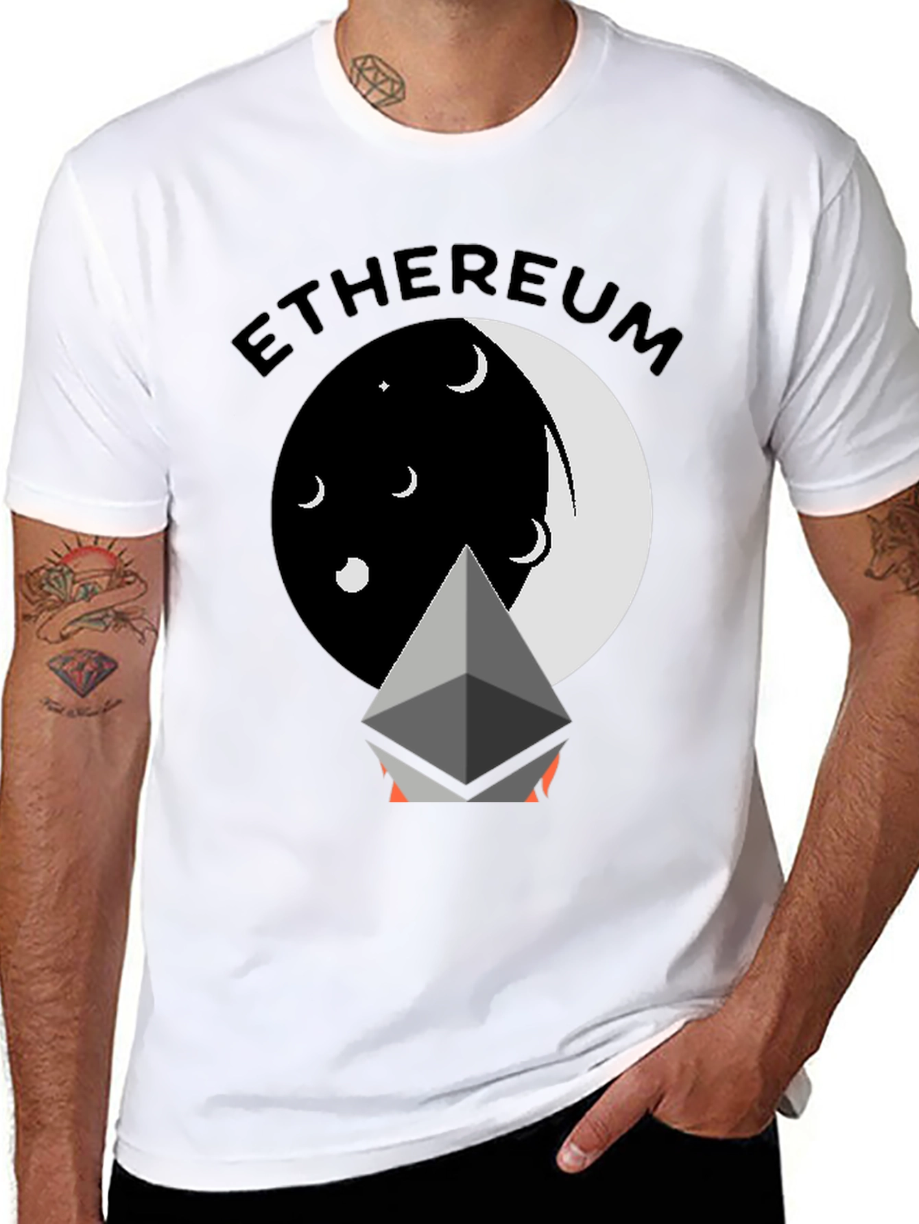 Ethereum Moon Crypto T-Shirt