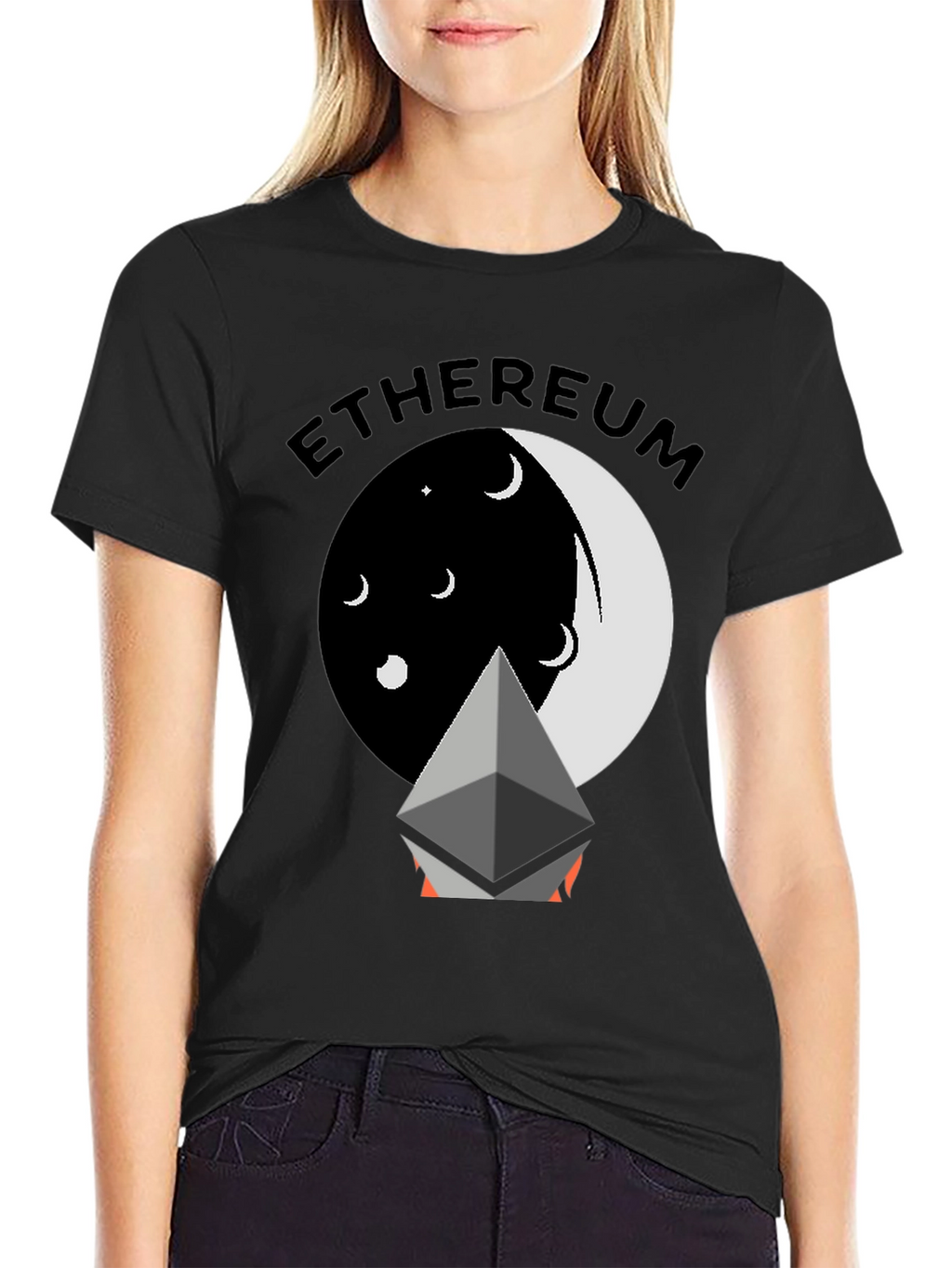 Ethereum Moon Crypto T-Shirt