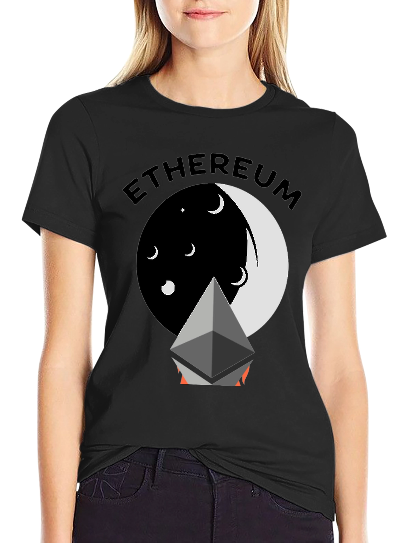 Ethereum Moon Crypto T-Shirt