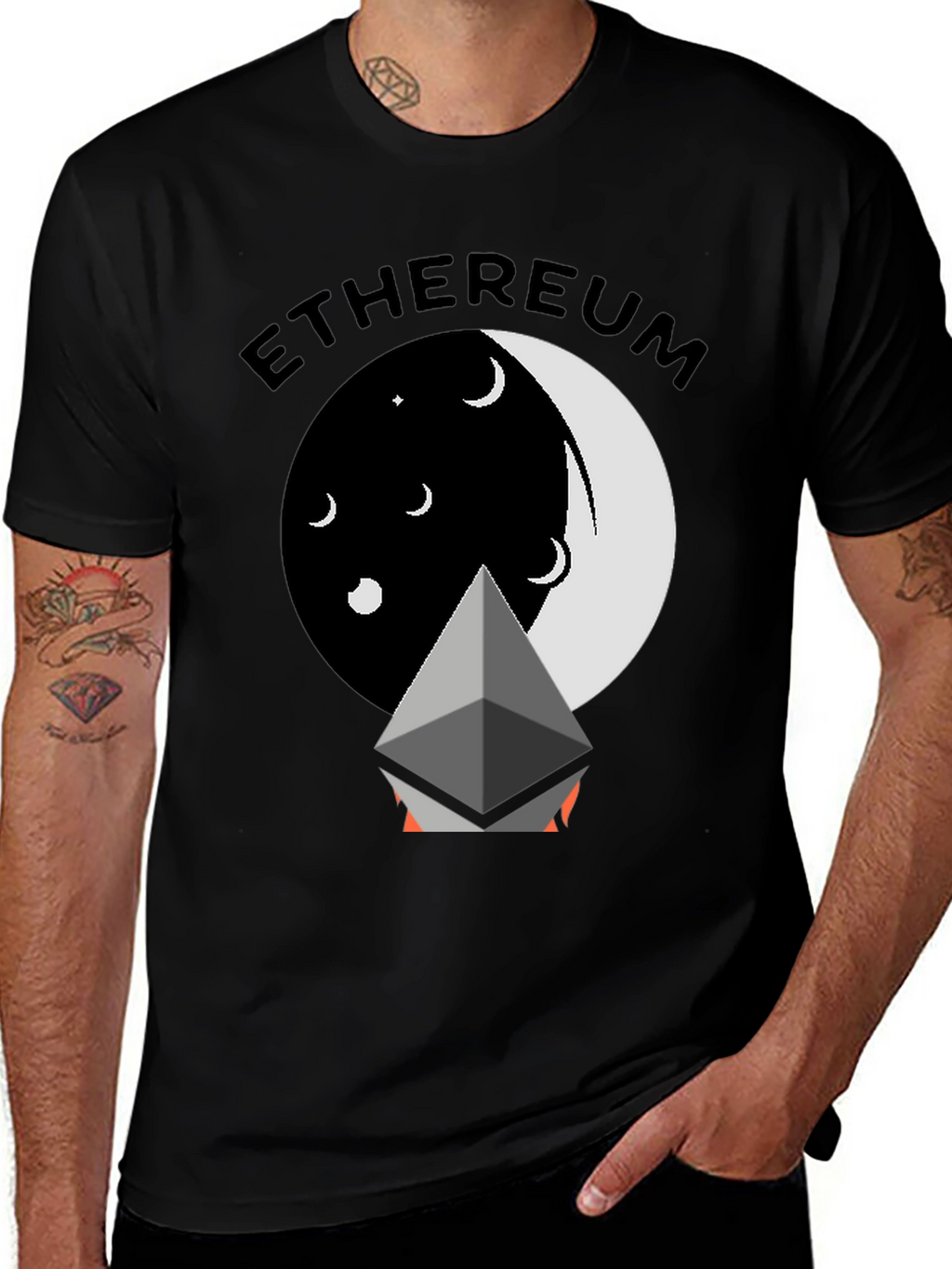 Ethereum Moon Crypto T-Shirt