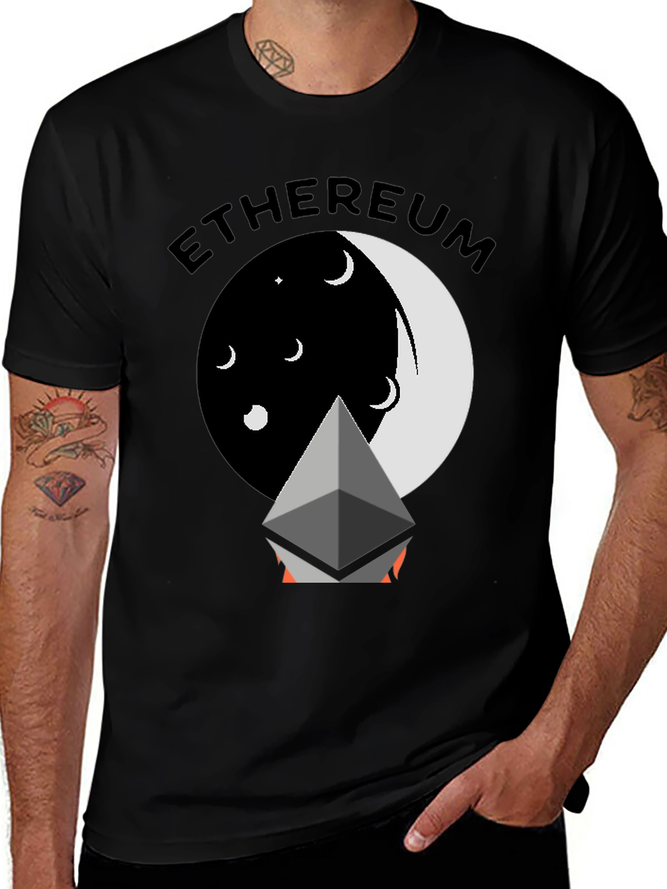 Ethereum Moon Crypto T-Shirt