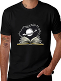 Cosmic Book T-Shirt - Explore The Universe