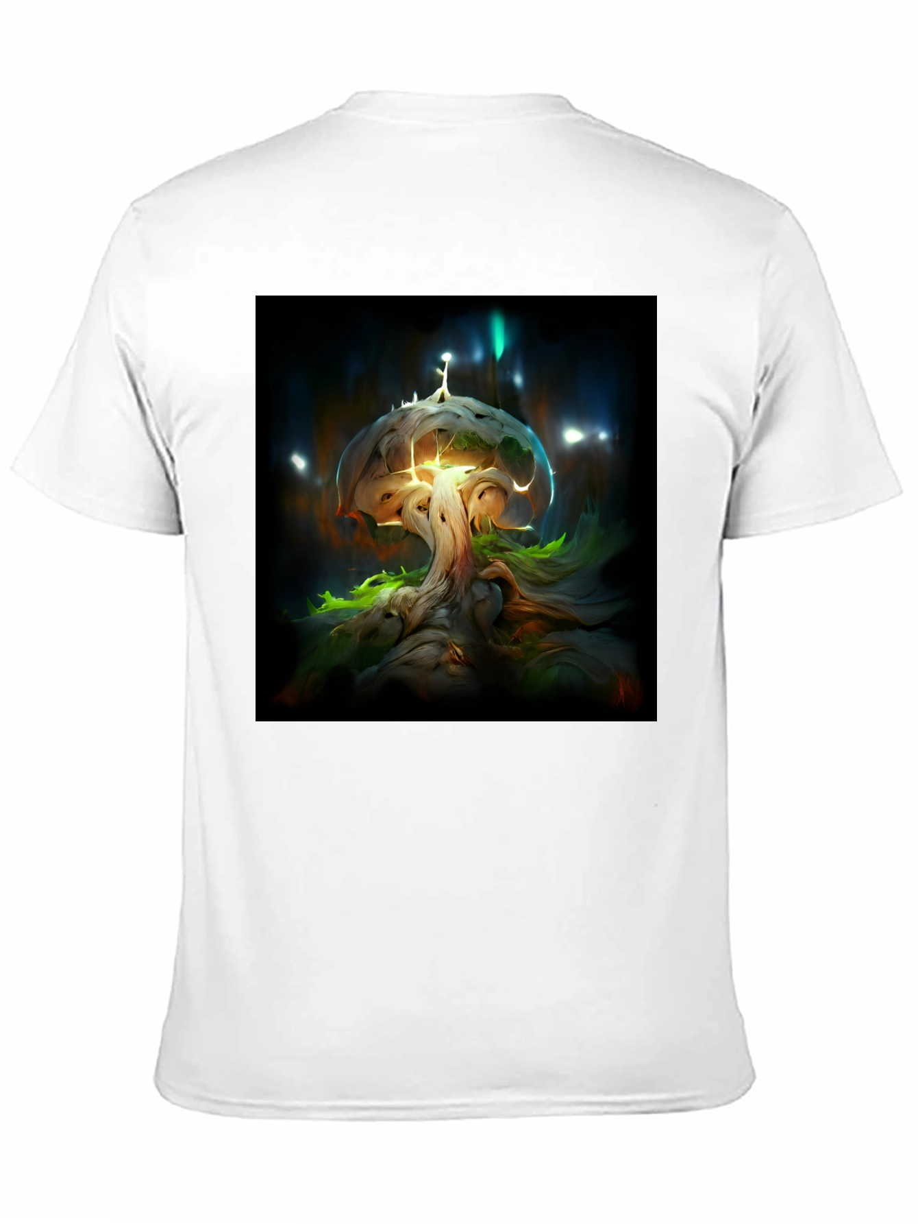 Fantasy Mushroom Tree Graphic Tee