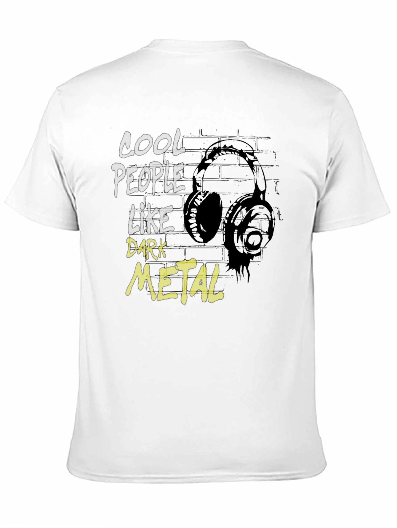 Cool People Like Dark Metal Graphic T-Shirt