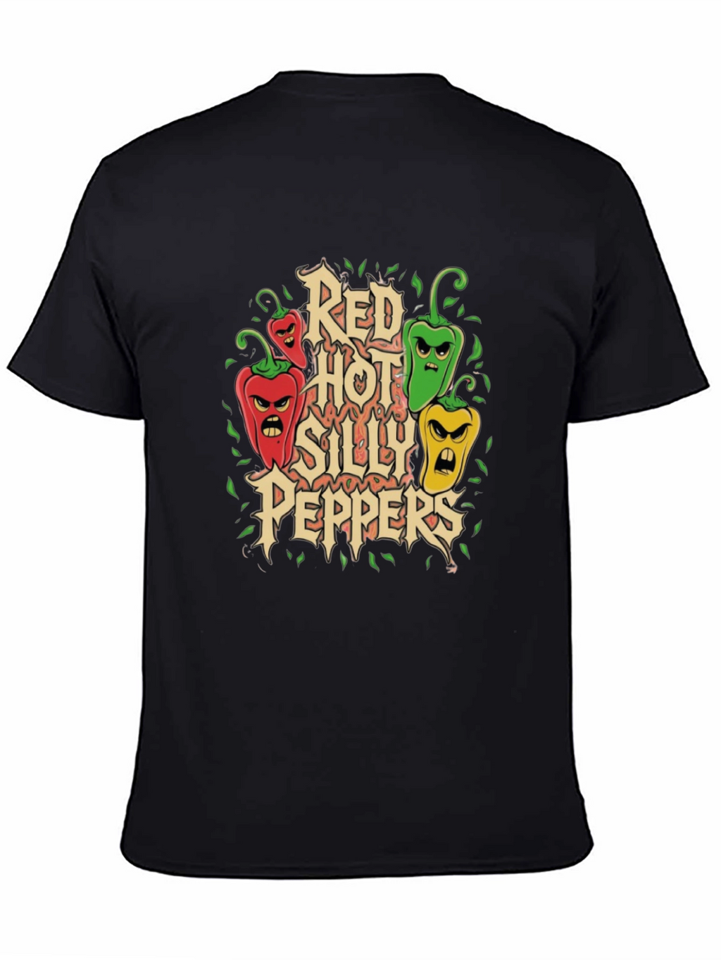Red Hot Silly Peppers Graphic T-Shirt