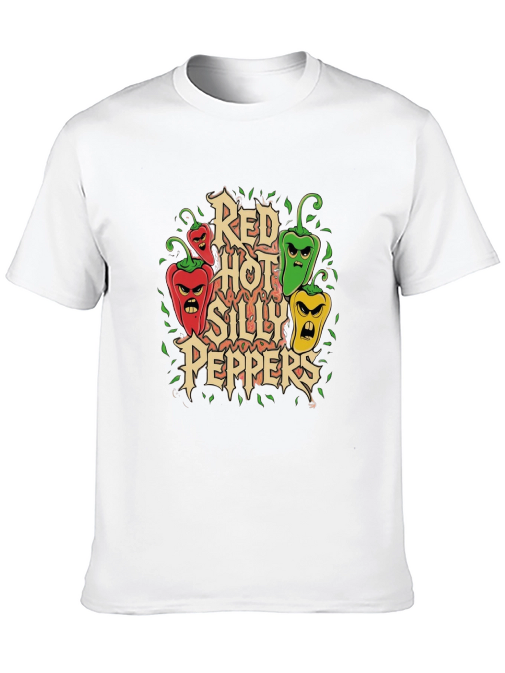 Red Hot Silly Peppers Graphic T-Shirt