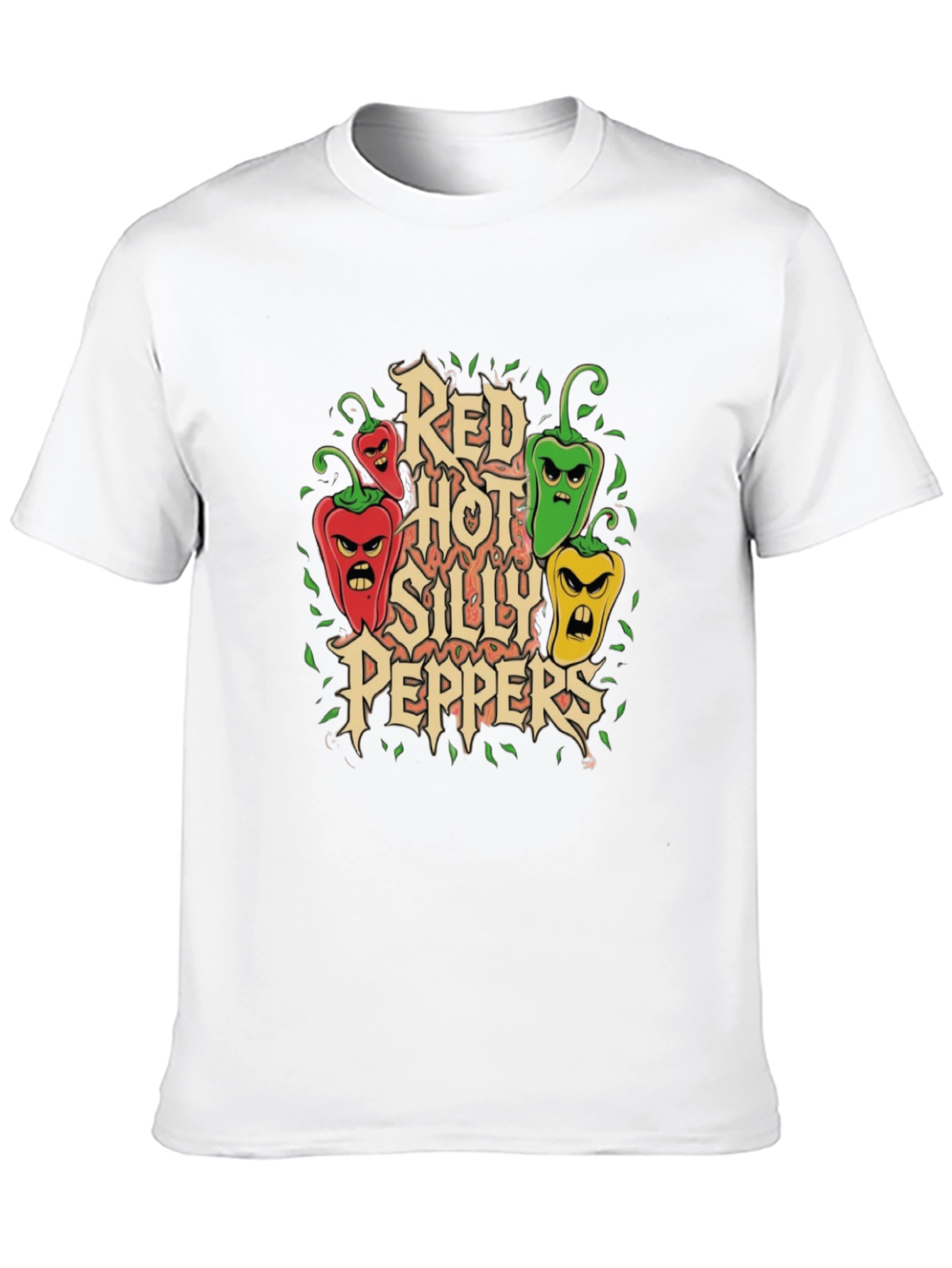 Red Hot Silly Peppers Graphic T-Shirt