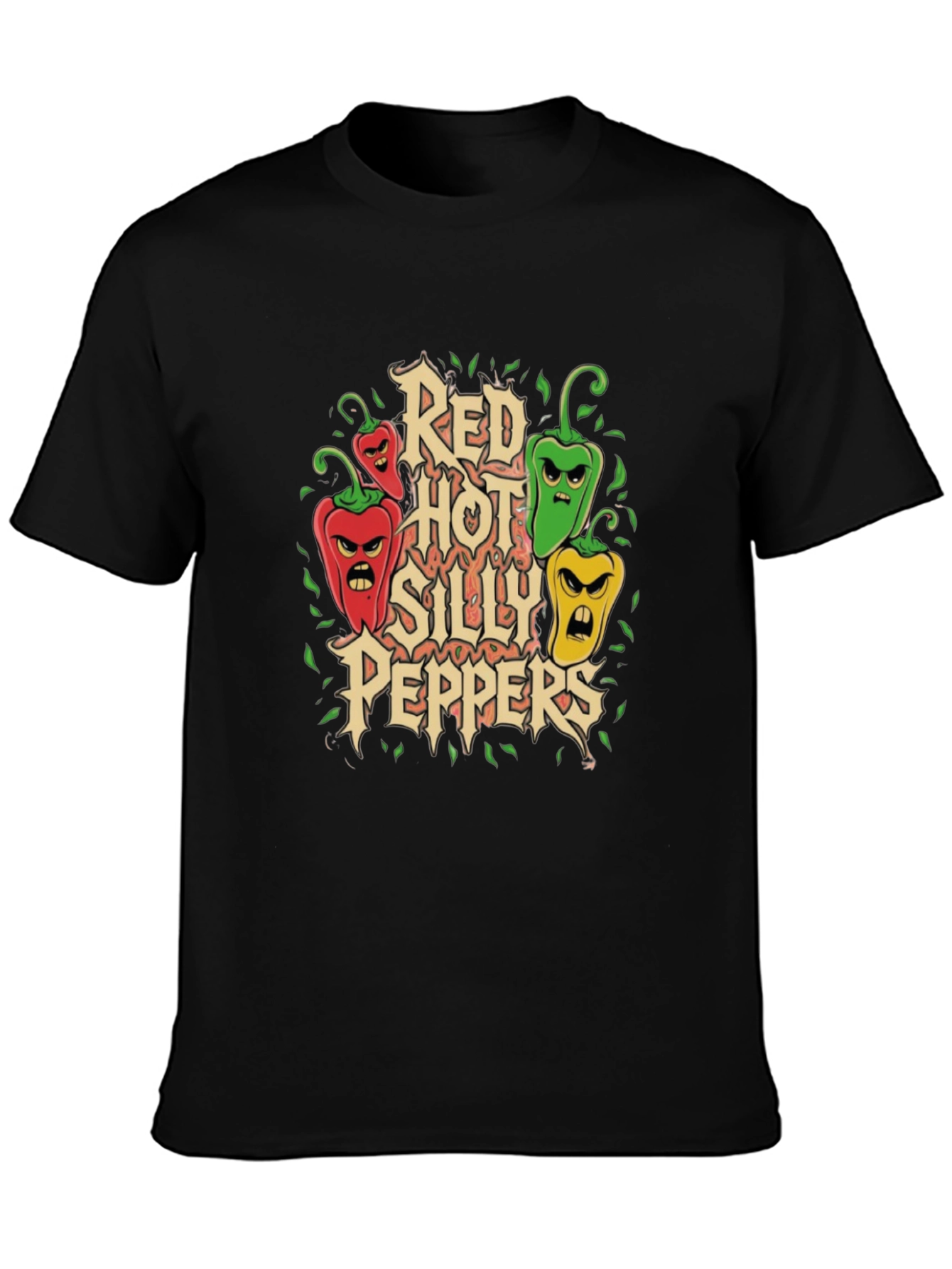 Red Hot Silly Peppers Graphic T-Shirt