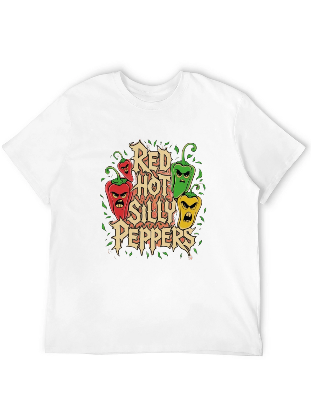 Red Hot Silly Peppers Graphic T-Shirt