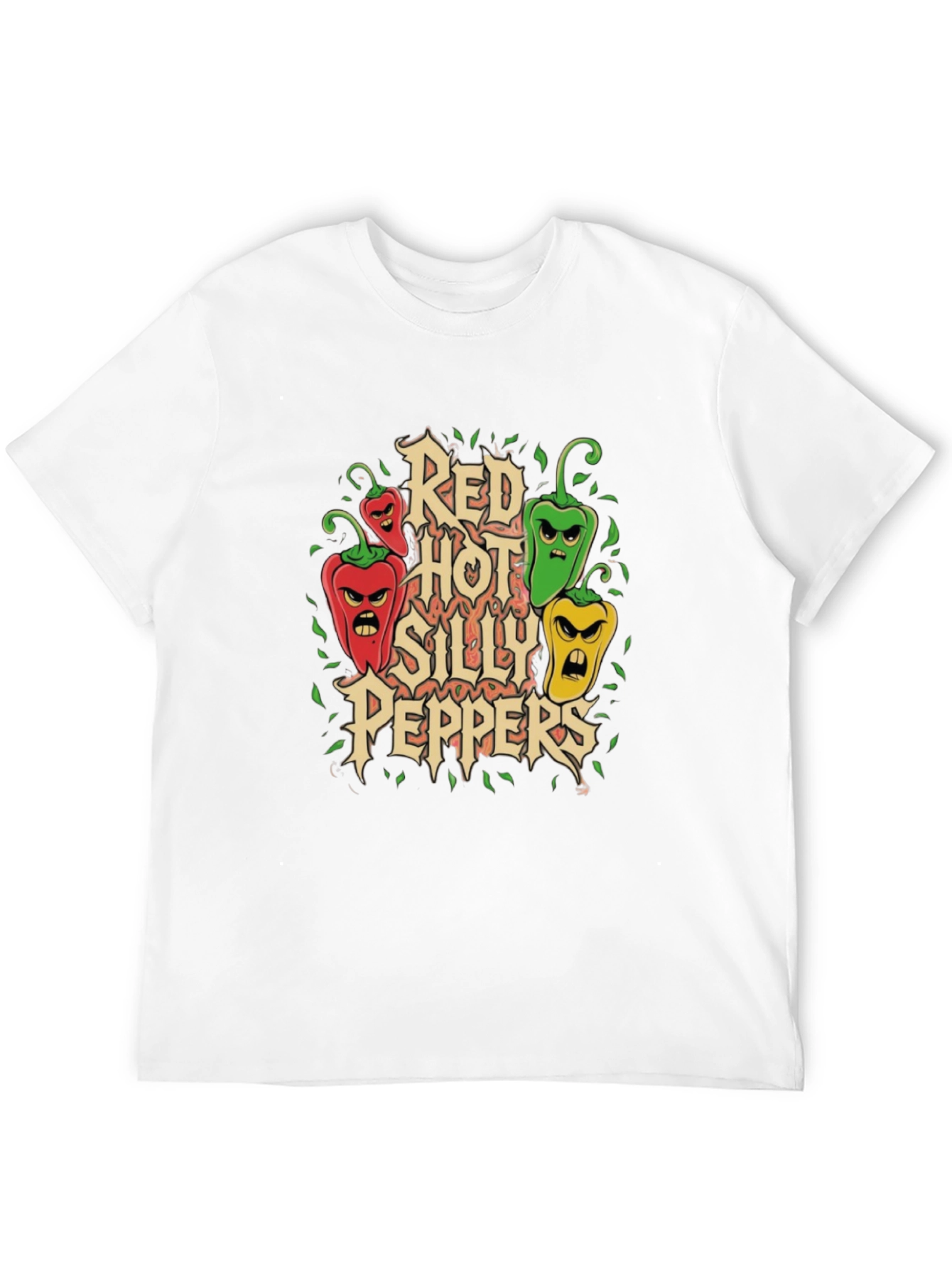 Red Hot Silly Peppers Graphic T-Shirt