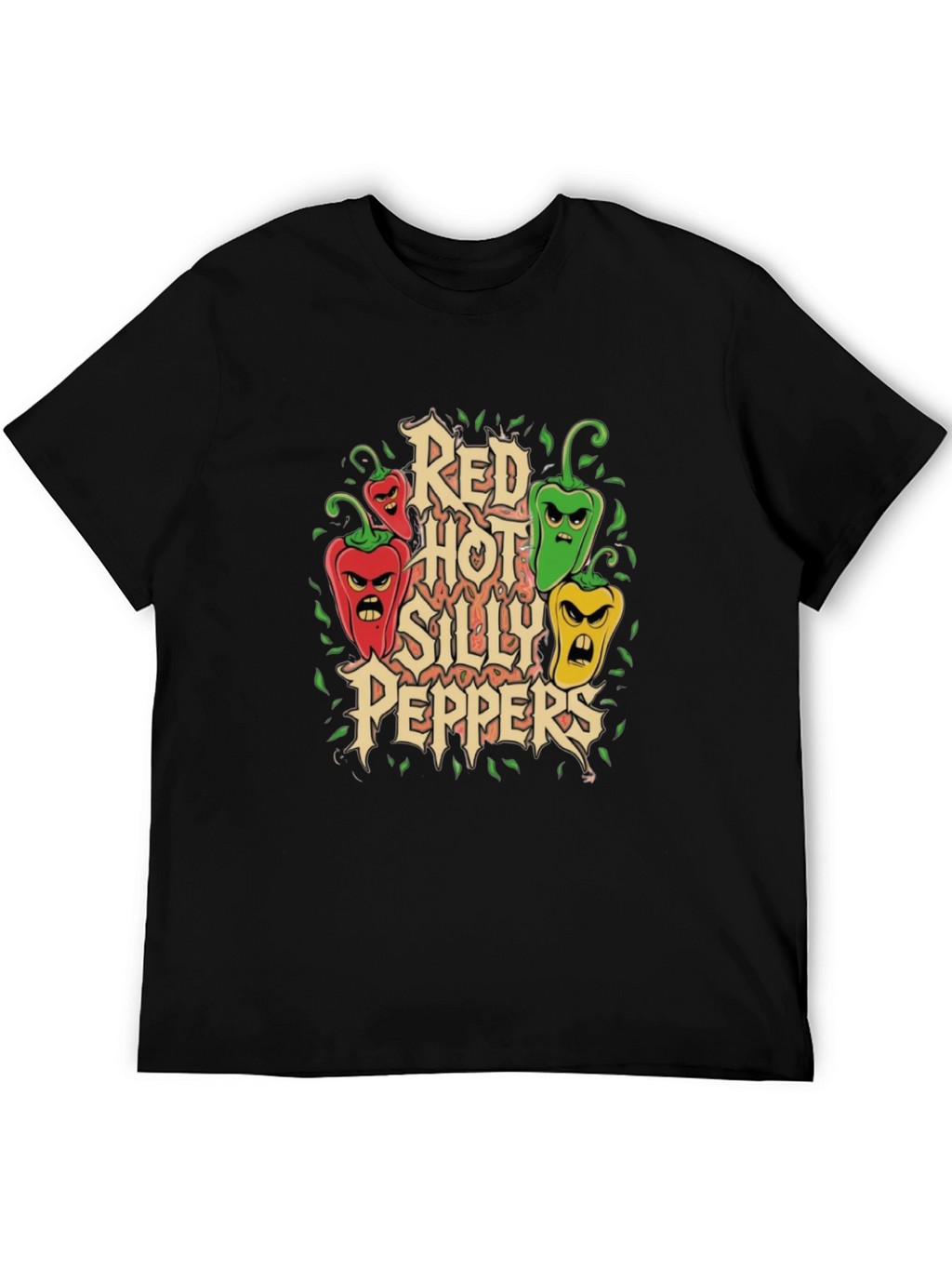 Red Hot Silly Peppers Graphic T-Shirt