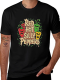 Red Hot Silly Peppers Graphic T-Shirt