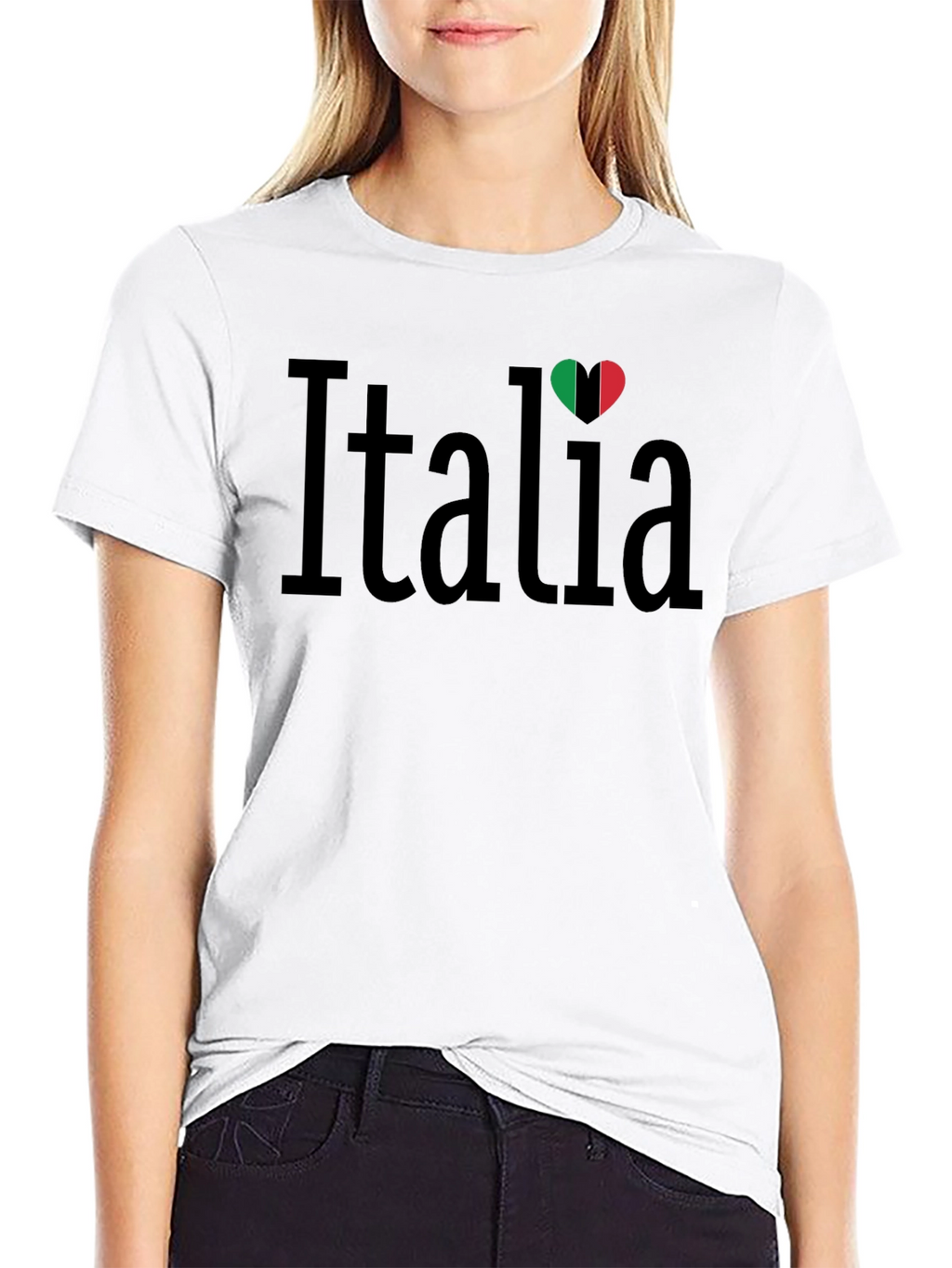 Italia Heart Flag T-Shirt