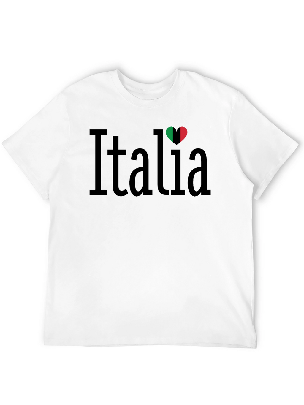 Italia Heart Flag T-Shirt