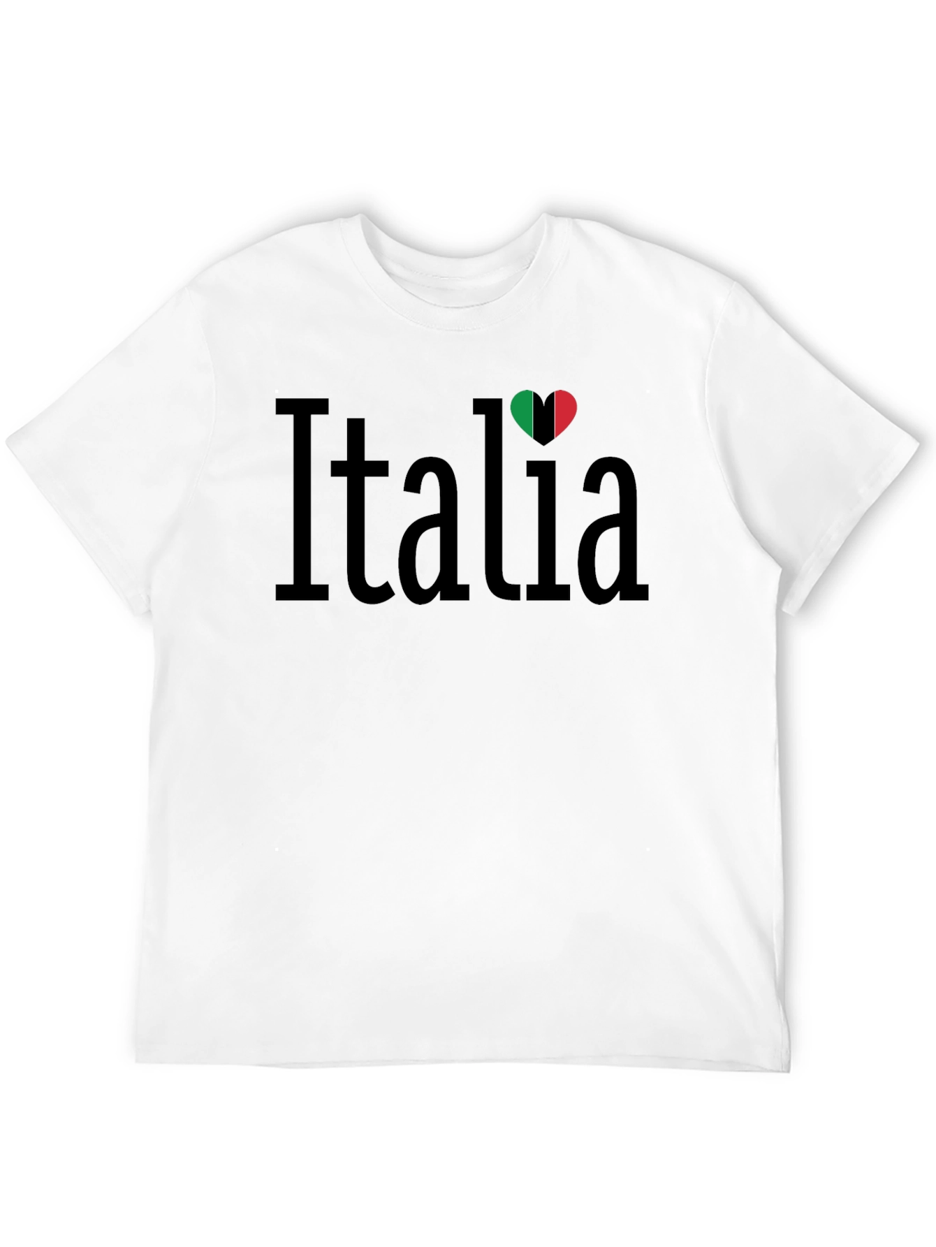 Italia Heart Flag T-Shirt