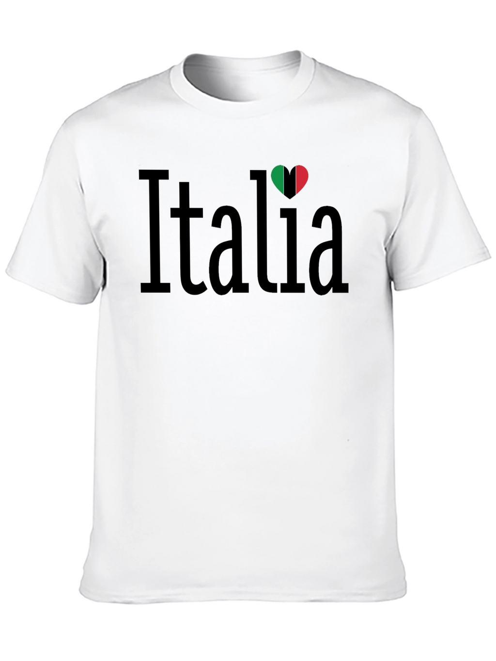 Italia Heart Flag T-Shirt
