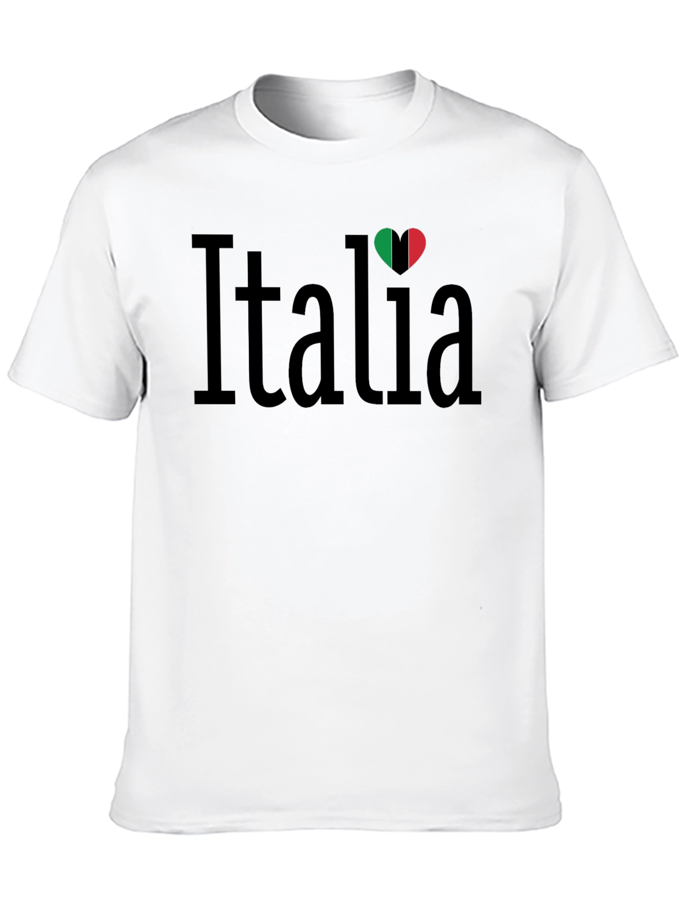 Italia Heart Flag T-Shirt