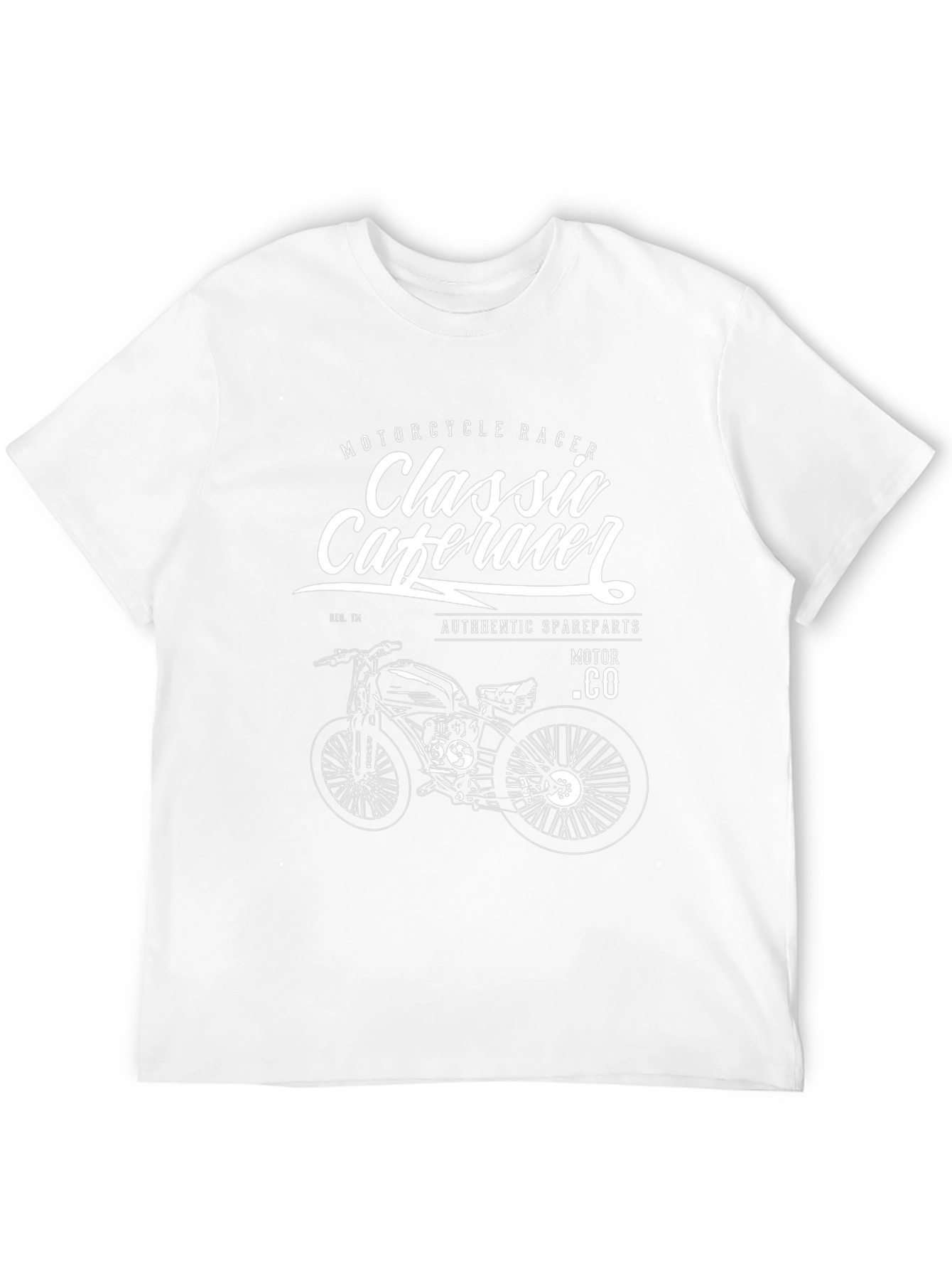 Classic Cafe Racer Motorcycle Graphic Tee