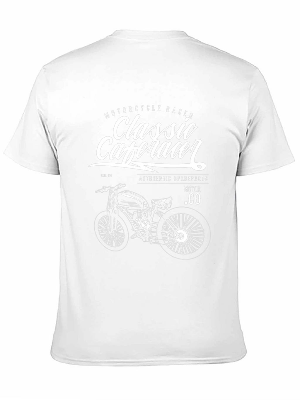 Classic Cafe Racer Motorcycle Graphic Tee