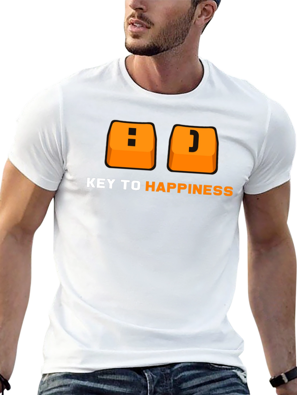 Key to Happiness T-Shirt Funny Programmer Humor Tee