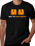 Key to Happiness T-Shirt Funny Programmer Humor Tee