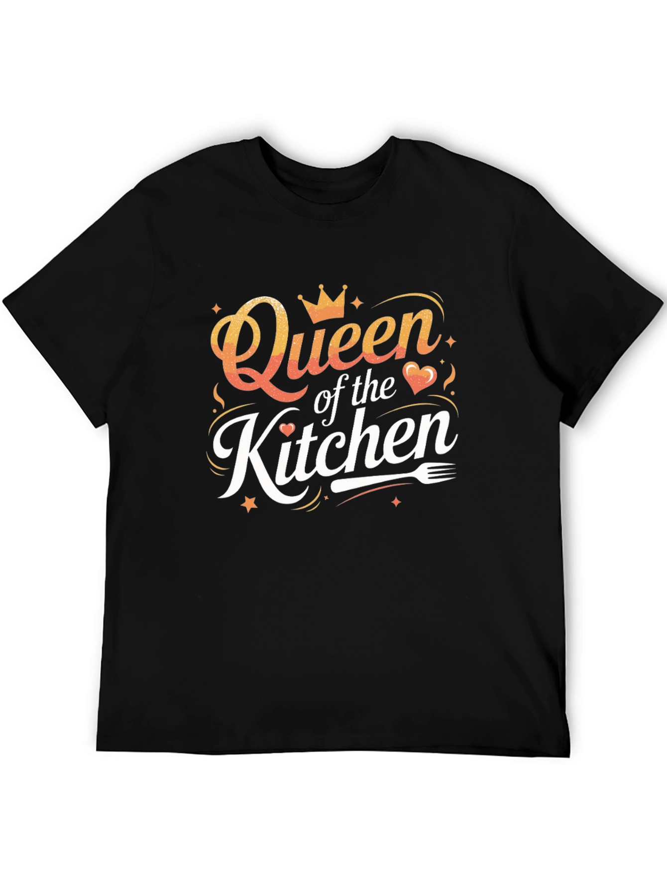 Queen of the Kitchen Graphic T-Shirt - Stylish Cook Tee