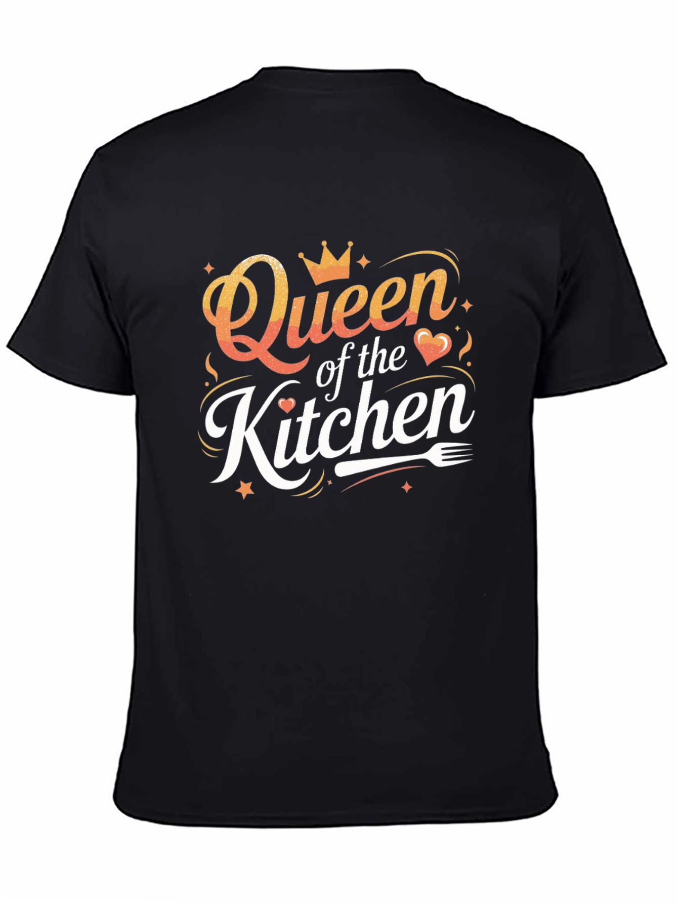 Queen of the Kitchen Graphic T-Shirt - Stylish Cook Tee