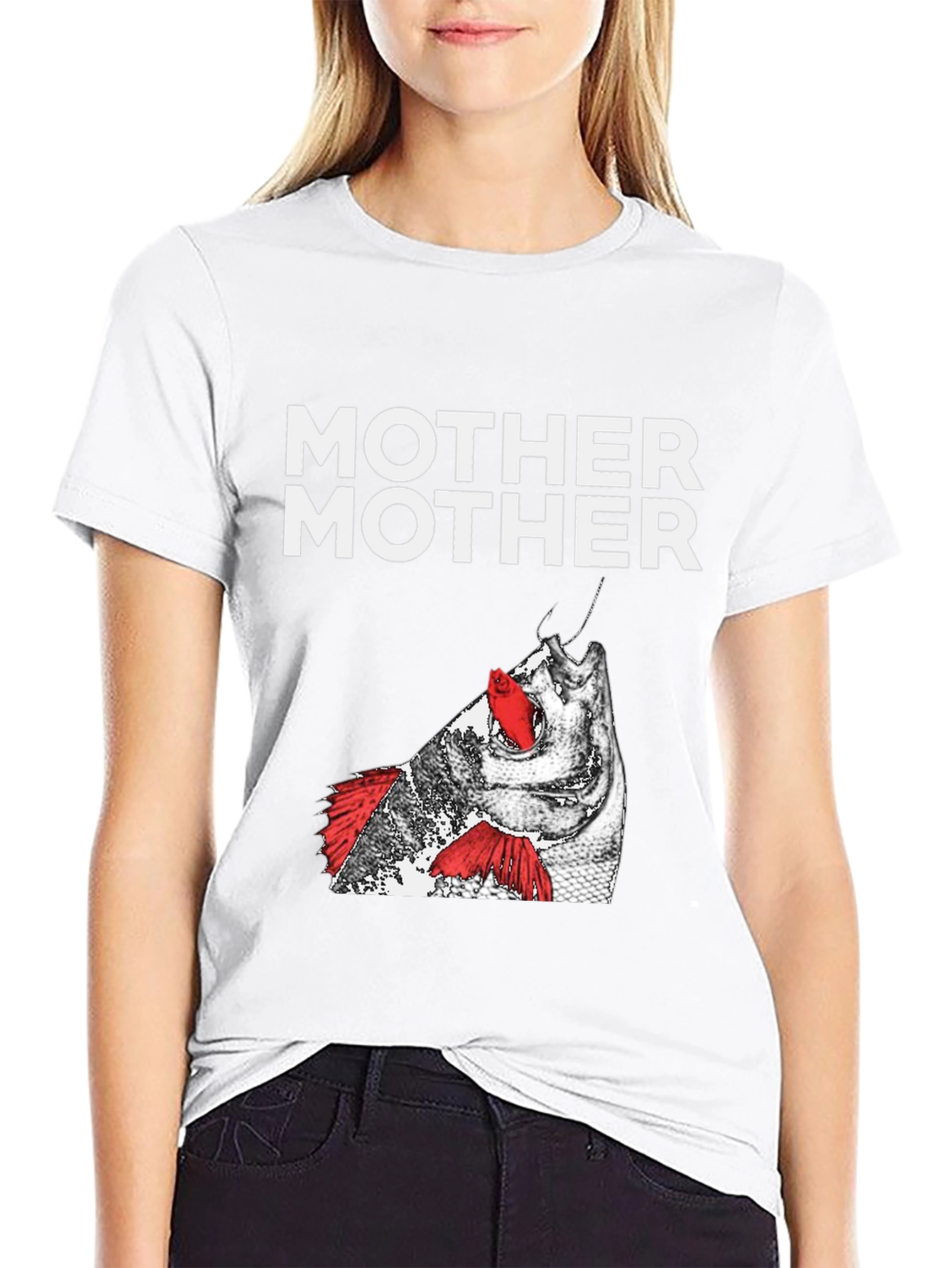 Mother Mother Graphic Tee - Black Cotton Blend