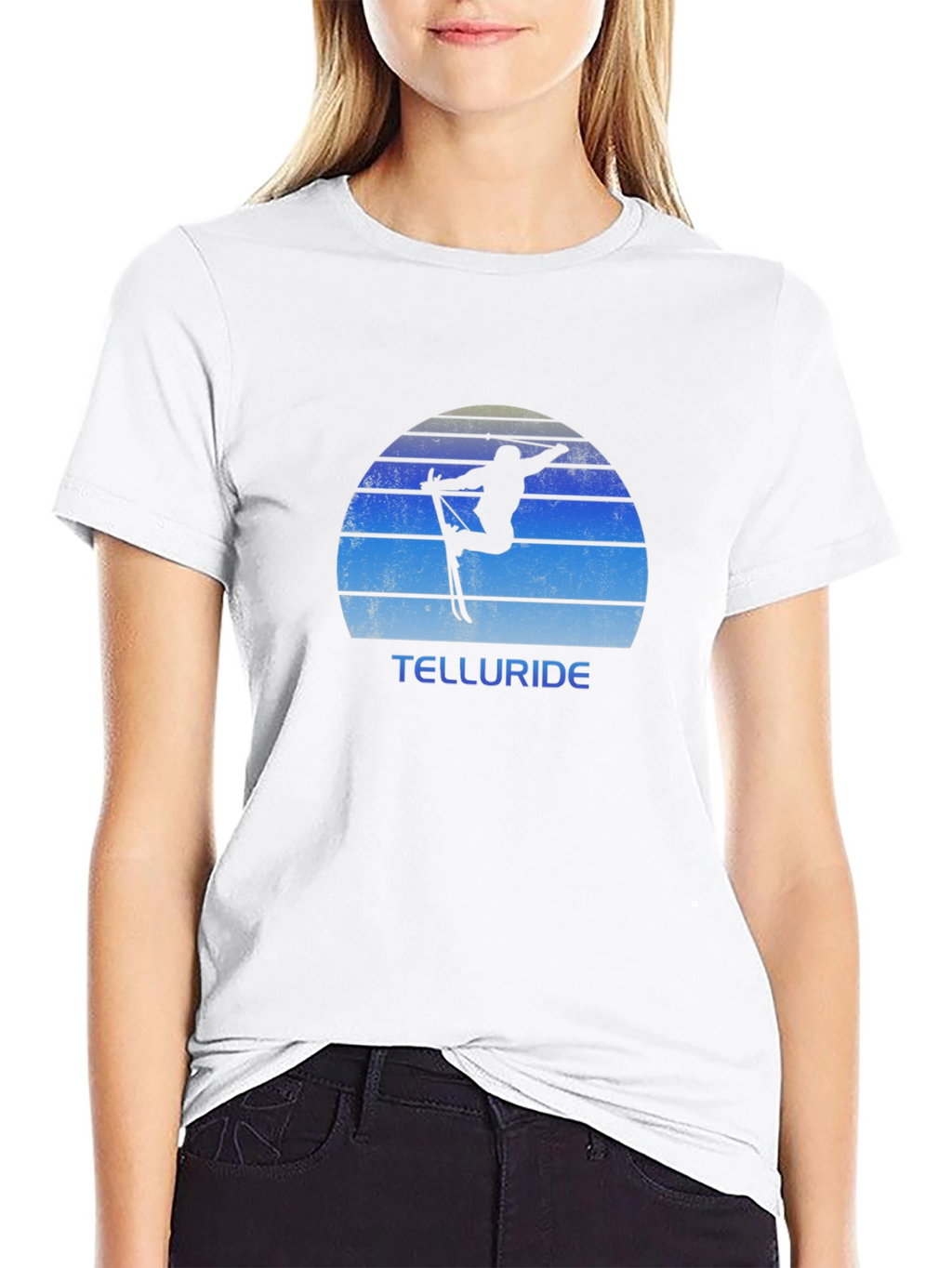 Telluride Ski T-Shirt Retro Style
