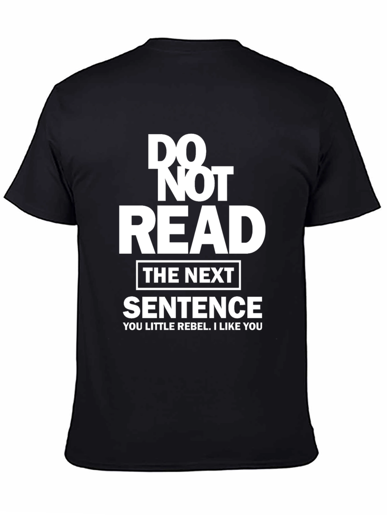Funny Graphic Tee - Do Not Read