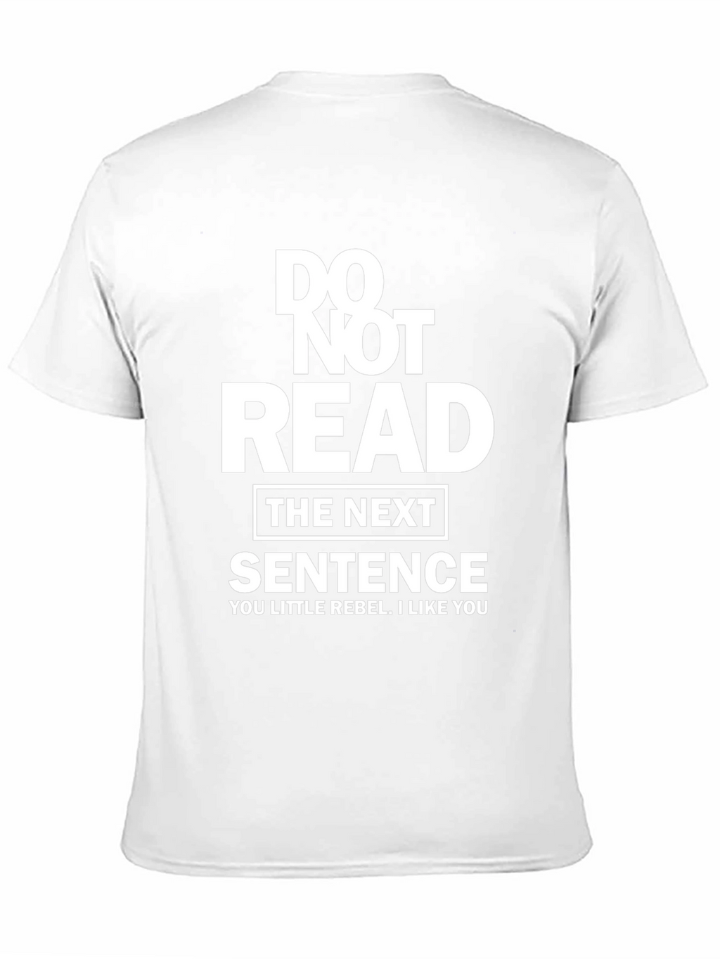 Funny Graphic Tee - Do Not Read