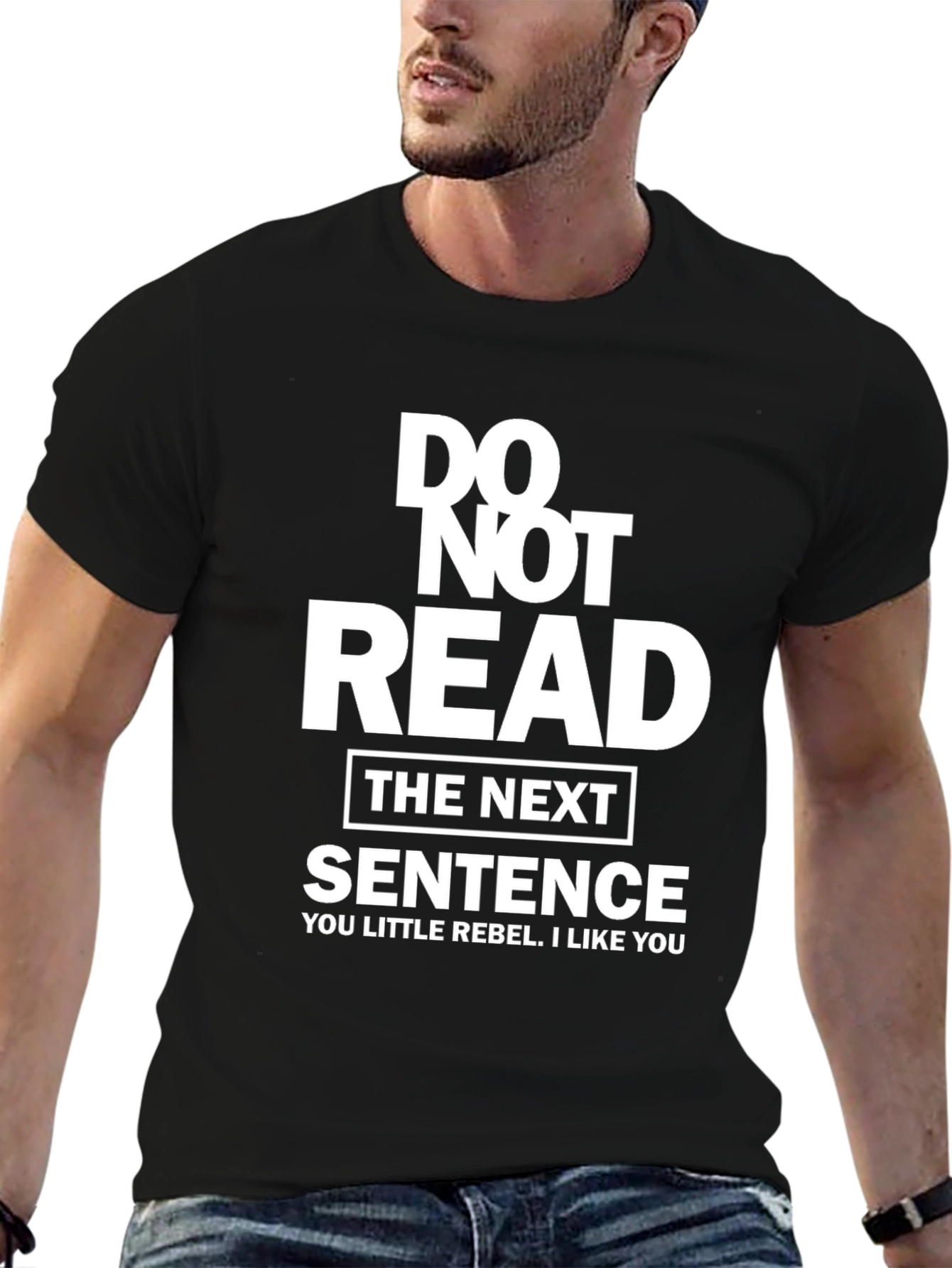 Funny Graphic Tee - Do Not Read