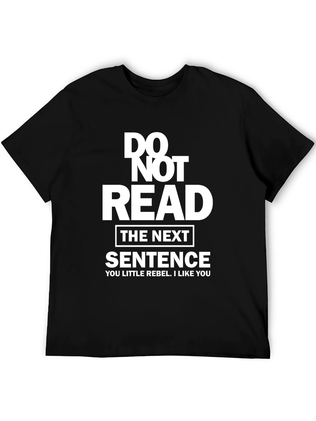 Funny Graphic Tee - Do Not Read